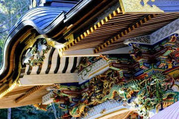 The shrine is not only famous for the legends on how it came to be, but also because of the intricate detail of the transoms. 