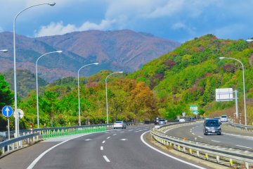 Bus ride from Koriyama to Aizu-Wakamatsu