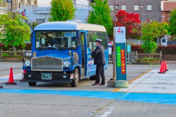 Your bus from Aizu station to Castle