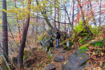 Some parts of the trail are very rocky