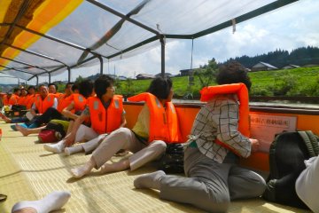 Plenty to see as you float down the river.