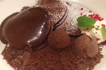 Godiva Desserts at Denny's