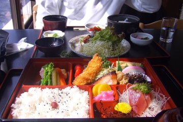 Restaurant Rikyuu at Awashima Marine Park.