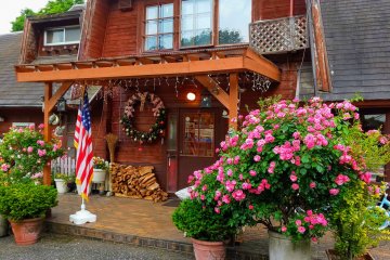 Moose Family Camp Resort in the Nasu District of Tochigi.