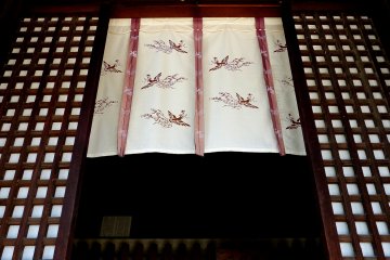 Sliding door of Kaidan-do Hall