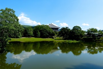 Daibutsu-ike Pond near Kaidan-in