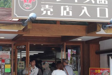 You can pick up some food for take-out or purchase presents or keepsakes at one of the shops on the grounds.