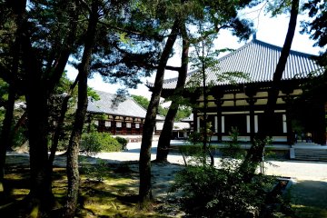 Side view of Kondo and Kohdo Hall