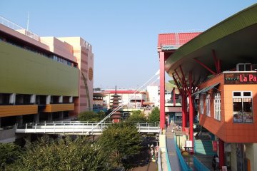 <p>The view from an upper level</p>