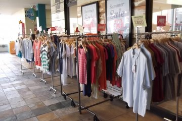 <p>One of the clothing stores</p>