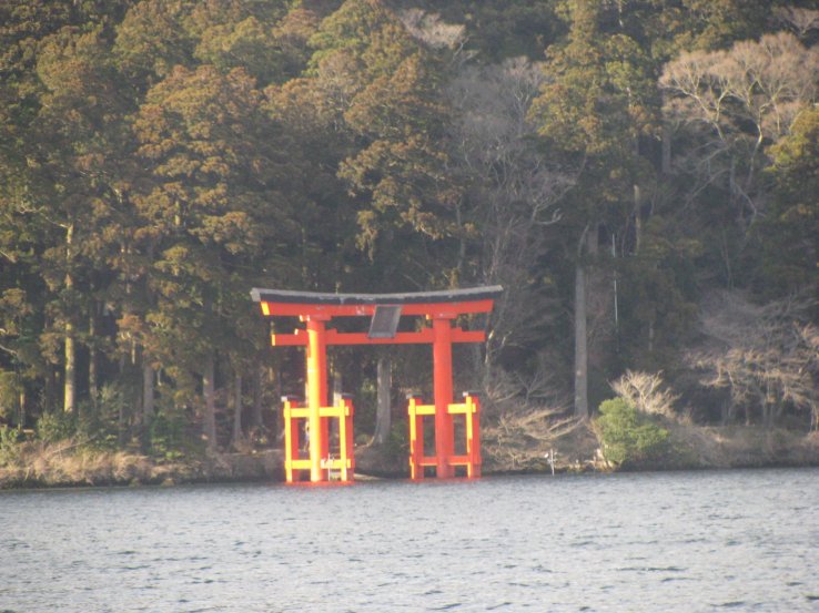 Torii gate of Hakone Jinja
