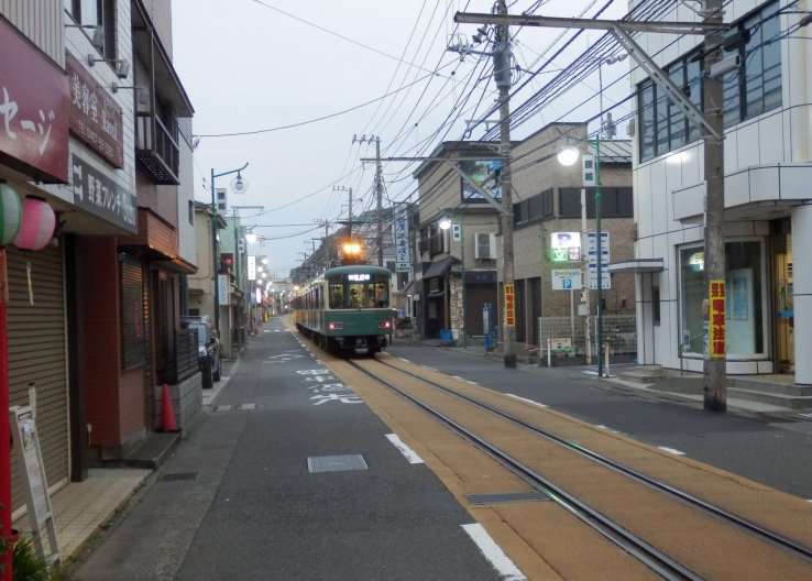 The Enoden Line as a tramway