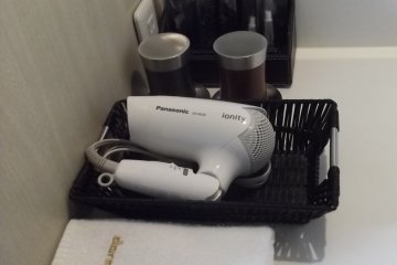 Amenities in my room