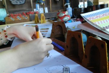 Getting creative with wind chime design.