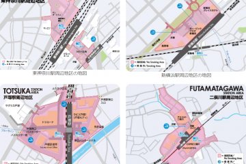 Yokohama City’s prohibited areas.
