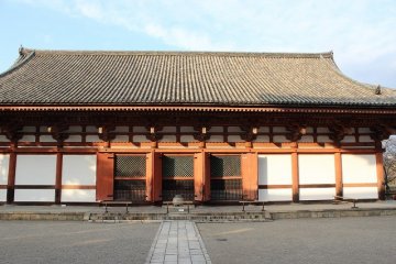 Kodo Hall in Toji, where Dainichi Nyorai is