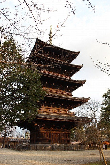 Goju-no-to in Toji, symbol of Kyoto