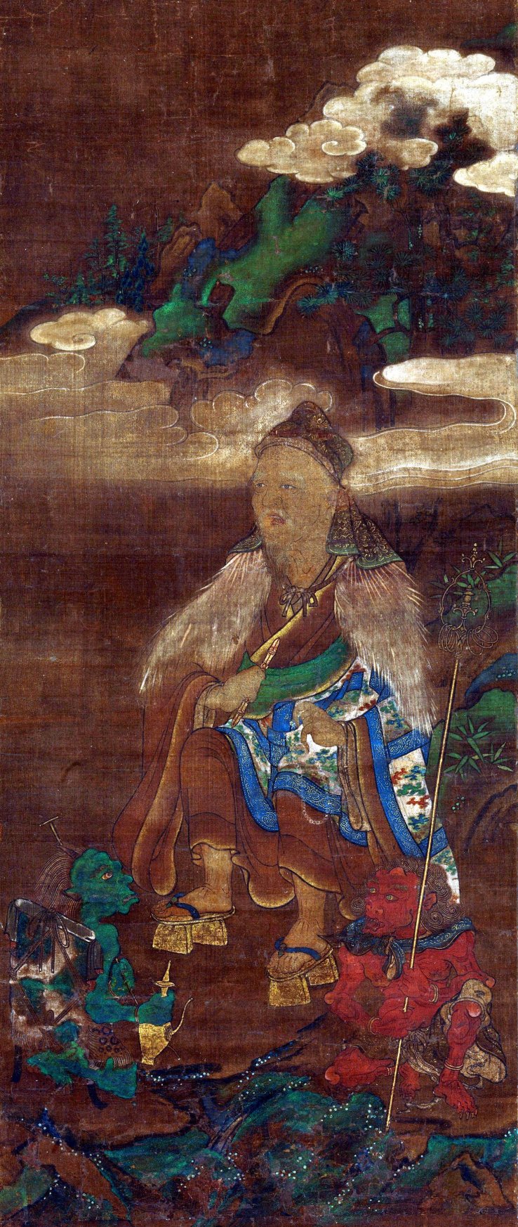 A portrait of En-no-Gyoja