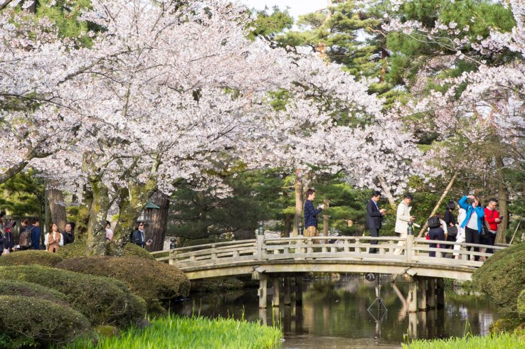Spring at Kenrokuen, Ishikawa Prefecture
