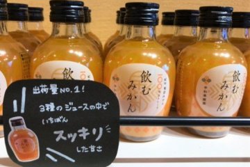 A day's portion of mikan in a bottle
