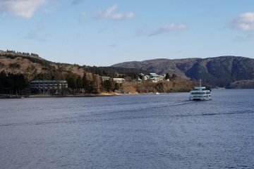 View of Lake Ashi from the ship