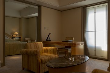 The Crown Suite has it's very own office but it comes at a high price