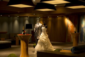 A bridal display for those arranging their big day