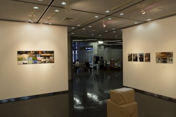 Lunch can be enjoyed just a few metres from the gallery floor