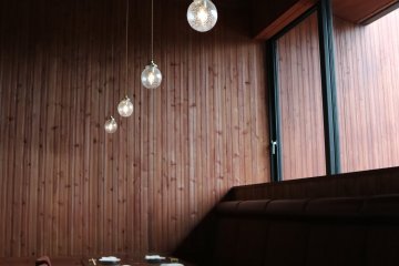 The restaurant was designed by Hiroshi Nakamura & NAP