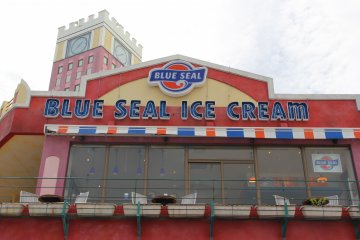 <p>Blue Seal Ice Cream American Village is right in the mix inside the Depot's Garden Shopping Center in Mihama American Village</p>