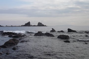 At the end of the peninsula
