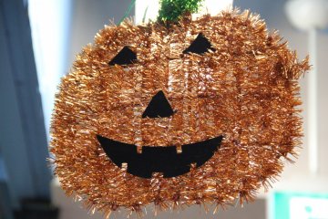 <p>The seasonal decorations are put up for both American and Japanese holidays</p>