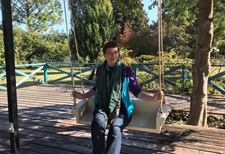 Relaxation after lunch; not that I had any stress...