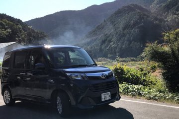 Cruising around narrow country lanes