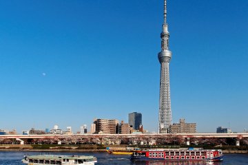 Tokyo Skytree across Sumida River