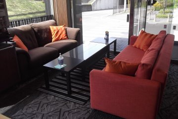 Relax here in the lobby
