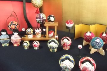 A display in Shinise Memorial Hall