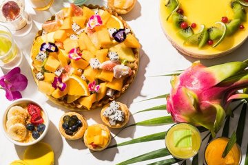 Mango is one of the key fruits involved in the desserts on offer
