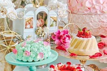 A variety of beautifully presented sweets will be available