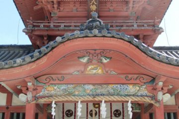 The imposing gateway
