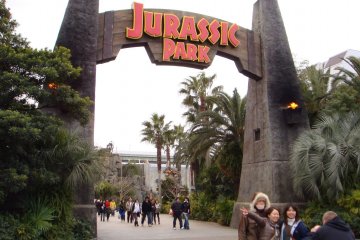 Head to Jurassic Park at Universal Studios Japan