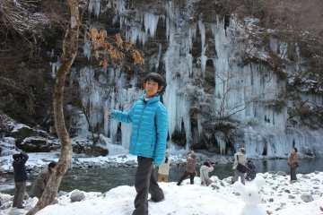 <p>Visiting Saitama</p>