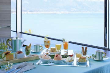 Afternoon tea with a view