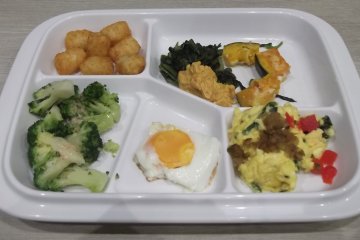 First go at the breakfast buffet