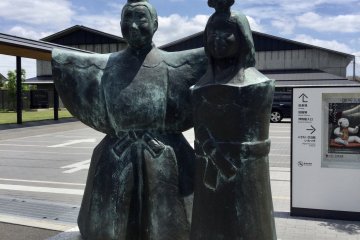 Dolls greet you at the gate
