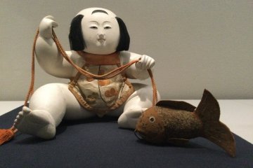 A gosho ningyo, celebratory baby doll