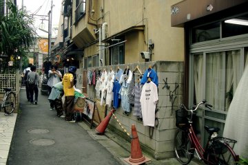 Narrow alley in Shimokitazawa