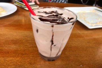 Coconut chocolate milk