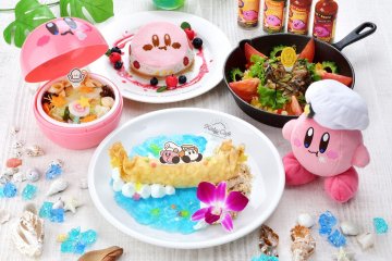 Kirby Summer Cafe in Tokyo and Fukuoka