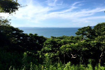 Looking northwest to Tokyo Bay